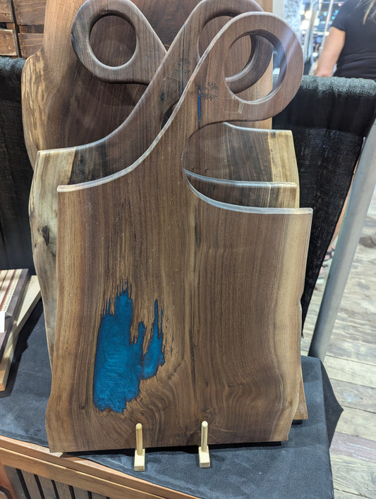 Large Charcuterie Board with Epoxy