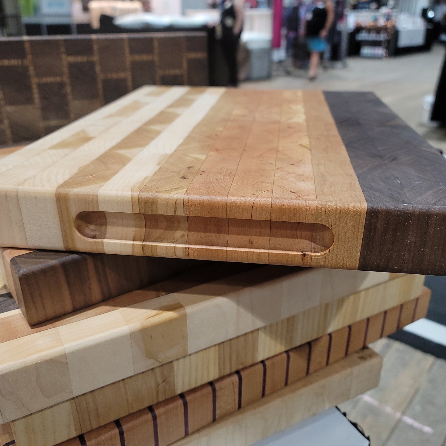 End Grain Ombre Cutting Board