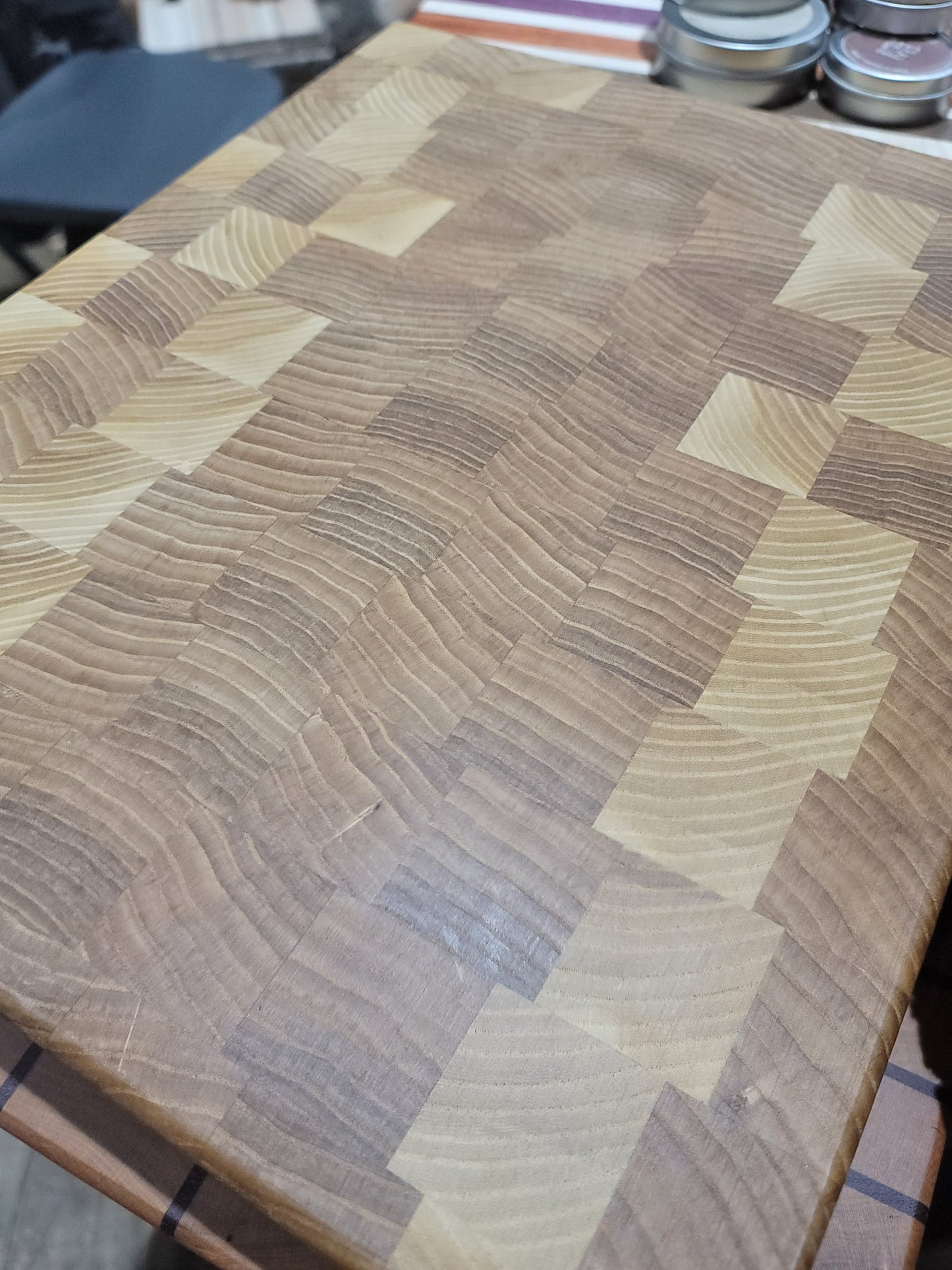Ash End Grain Cutting Board